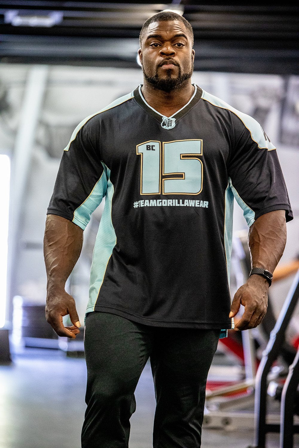 Athlete Shirt 2.0 Brandon Curry - Black / Light Blue