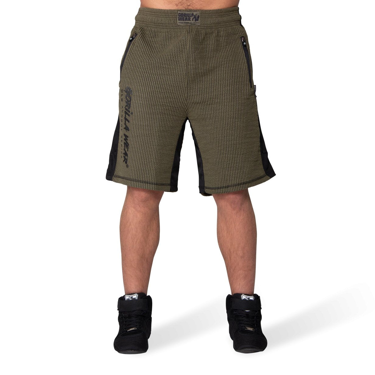 Augustine Old School Shorts - Army Green