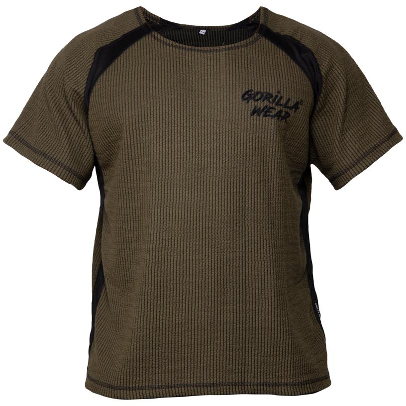 Augustine Old School Work Out Top - Army Green