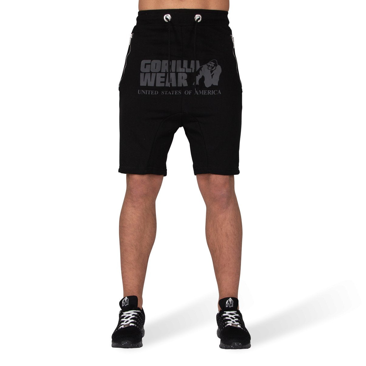 Alabama Drop Crotch Shorts - Black