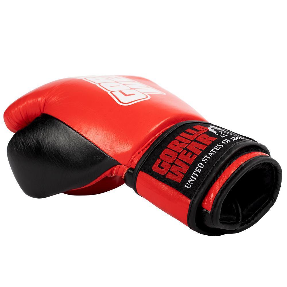 Ashton Pro Boxing Gloves - Red/Black