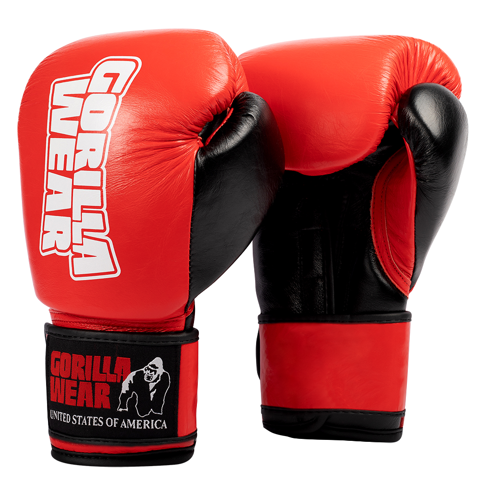 Ashton Pro Boxing Gloves - Red/Black