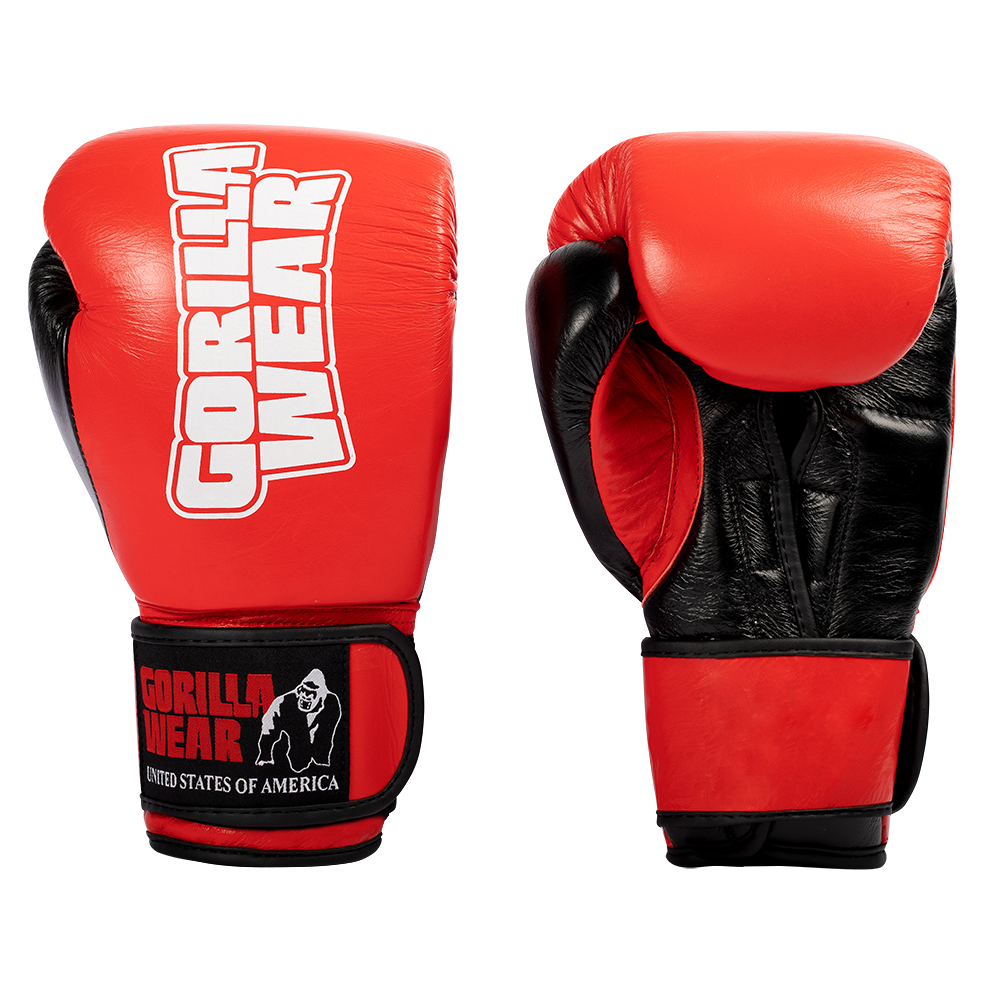 Ashton Pro Boxing Gloves - Red/Black