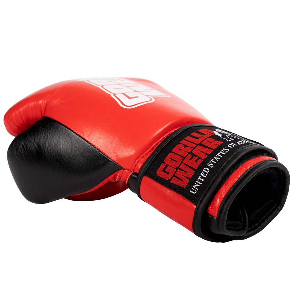 Ashton Pro Boxing Gloves - Red/Black