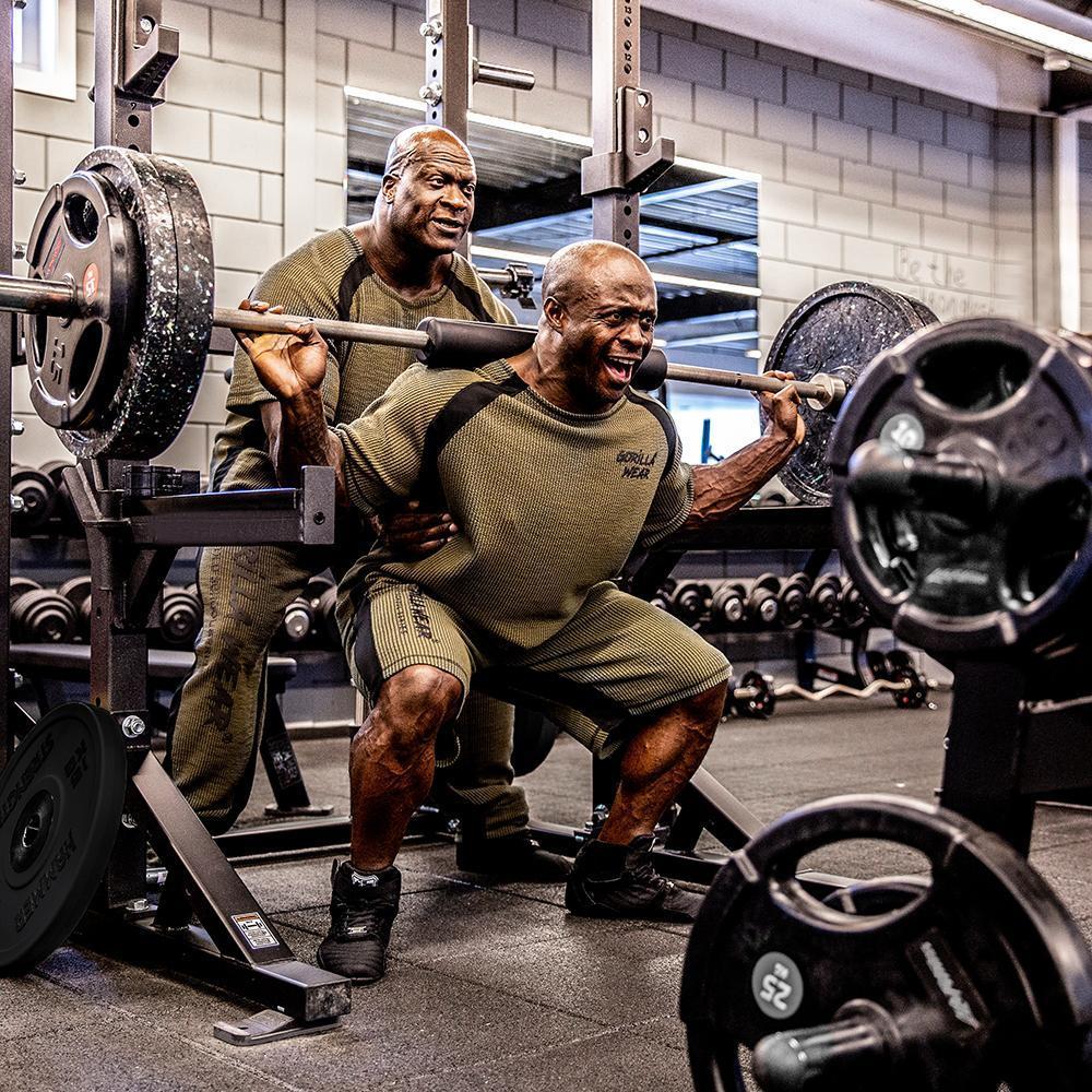 Augustine Old School Work Out Top - Army Green